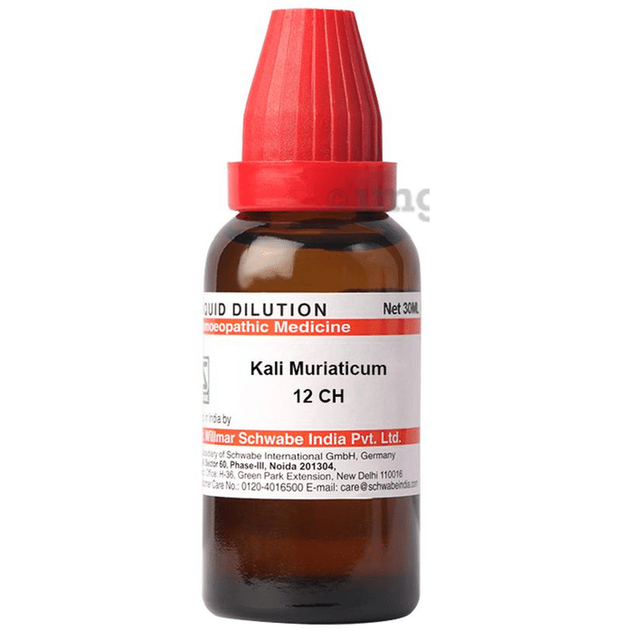 Dr Willmar Schwabe India Kali Muriaticum Dilution 12 CH