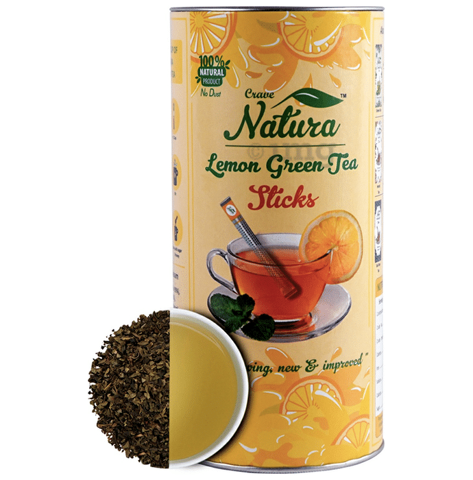 Crave Natura Lemon Green Tea Sticks