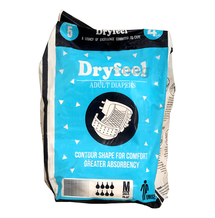 Dryfeel Adult Diaper Medium