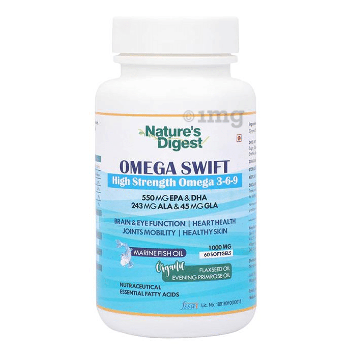 Nature's Digest Omega Swift 1000mg Softgels
