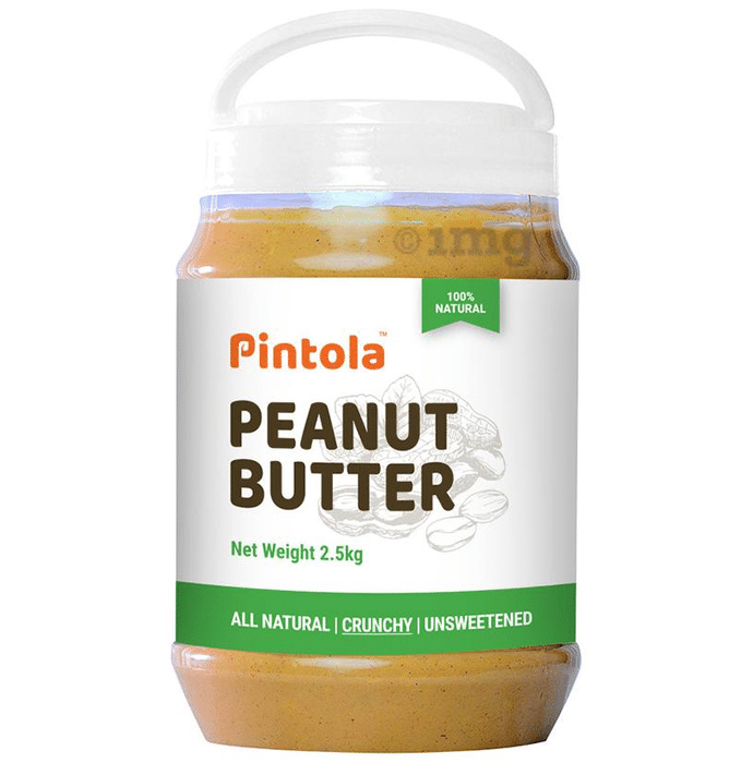 Pintola All Natural Peanut for Weight Management & Healthy Heart | Butter Crunchy