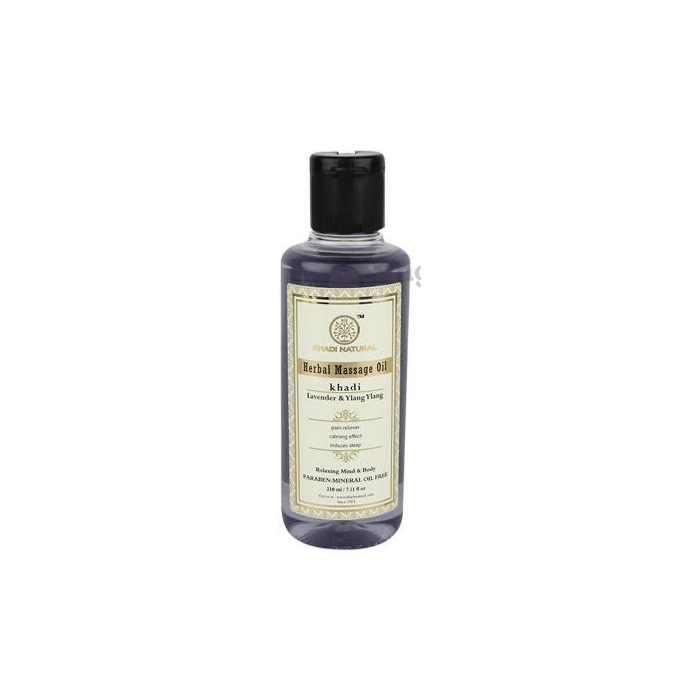 Khadi Naturals Herbal Massage Oil Lavender and Ylang Ylang