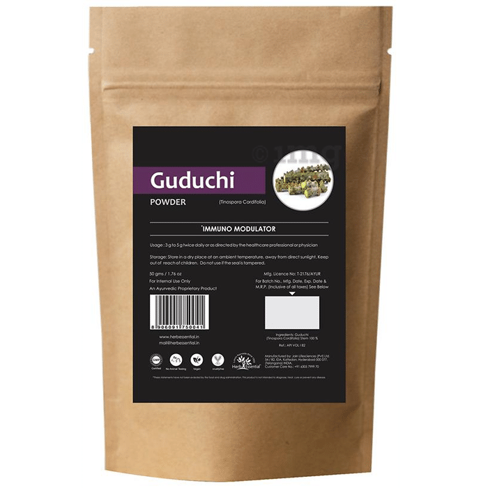 Herb Essential Guduchi (Tinospora Cordifolia) Powder