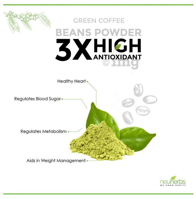 Neuherbs Unroasted Arabica Green Coffee for Weight Management