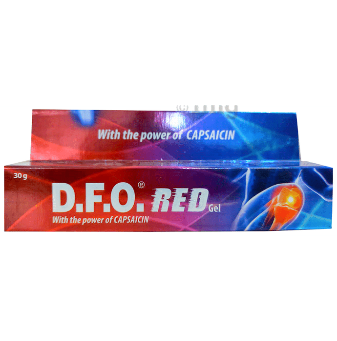 D.F.O. Red Pain Relief Gel with Capsaicin