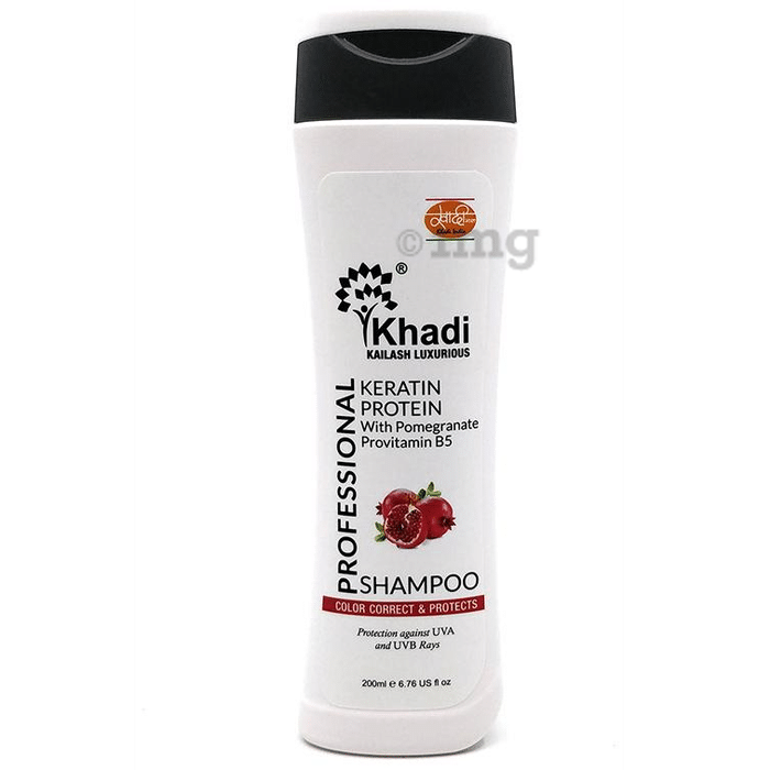 Khadi Kailash Luxurious Professional Keratin Protein with Pomegranate Provitamin B5 Shampoo