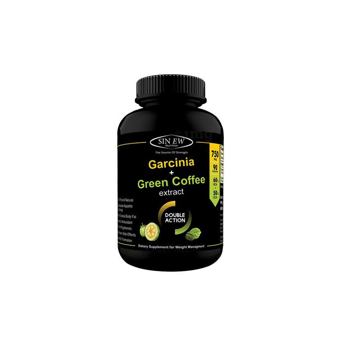 Sinew Nutrition Weight Management Combo 750mg (Garcinia Cambogia and Green Coffee Bean Extract)
