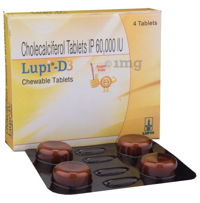 Lupi-D3 60K Chewable Tablet Tangy Orange