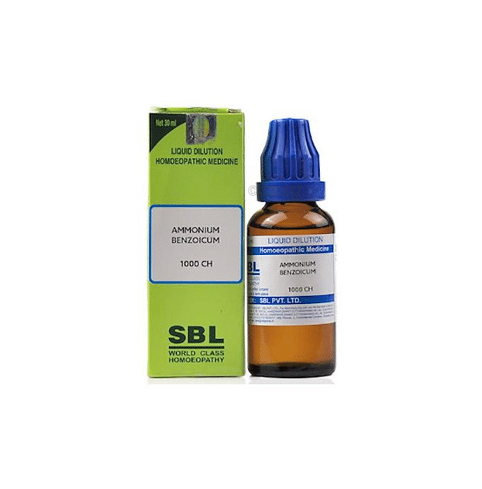 SBL Ammonium Benzoicum Dilution 1000 CH