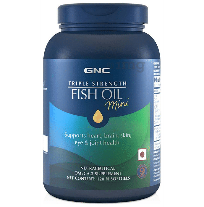 GNC Triple Strength Fish Oil Mini Softgels