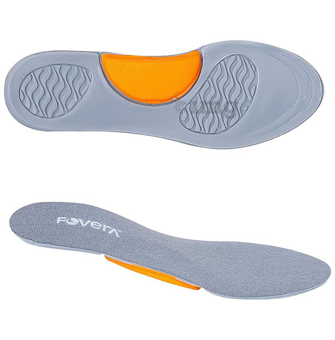 Fovera Arch Support Gel Insole for Female Small Grey