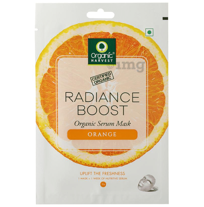 Organic Harvest Radiance Boost Certified Organic Serum Mask