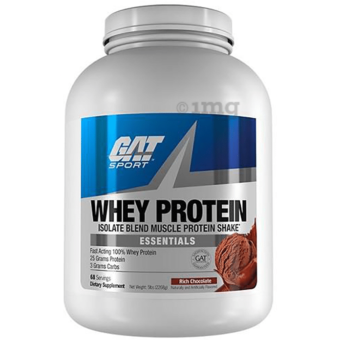 GAT Sport Whey Protein Powder Rich Chocolate