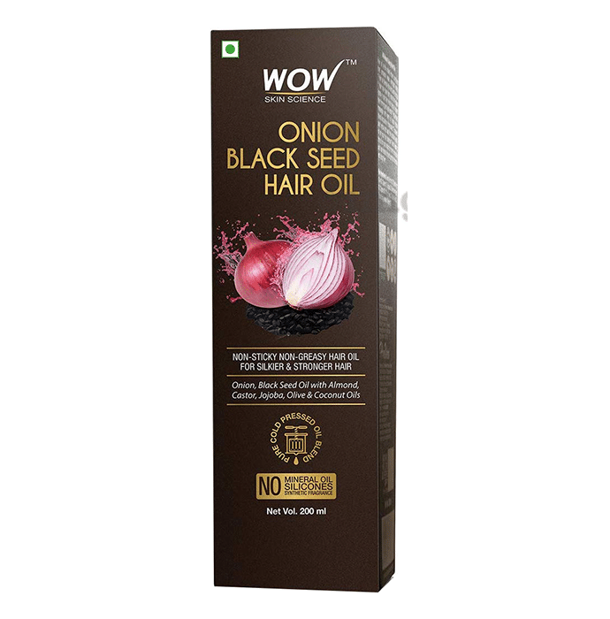WOW Skin Science Onion Black Seed Hair Oil | For Hair Growth