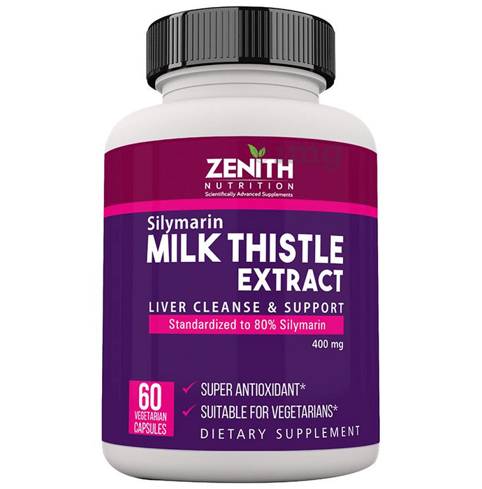 Zenith Nutrition Silymarin Milk Thistle  400mg Capsule