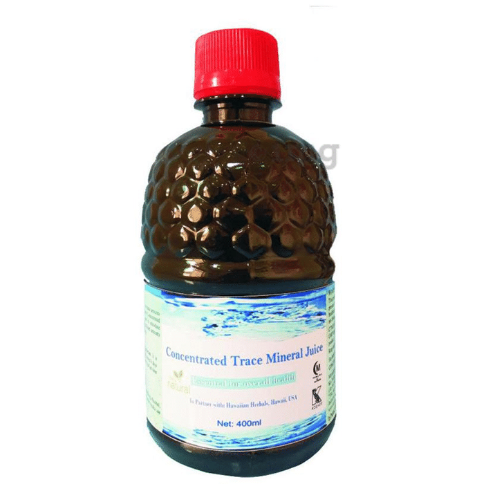 Hawaiian Herbals Concentrated Trace Mineral Juice with Concentrated Trace Mineral Drops 30ml Free