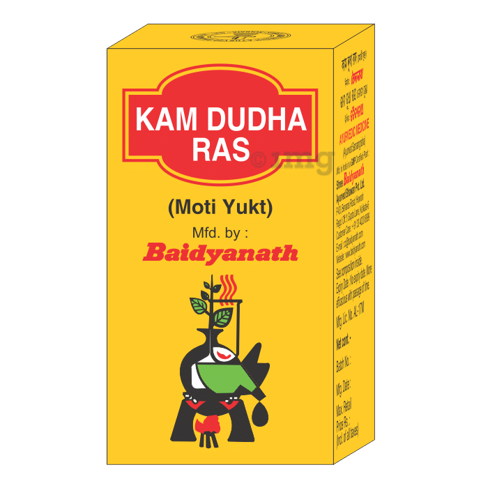 Baidyanath Kam Dudha Ras (M.YU.) Tablet