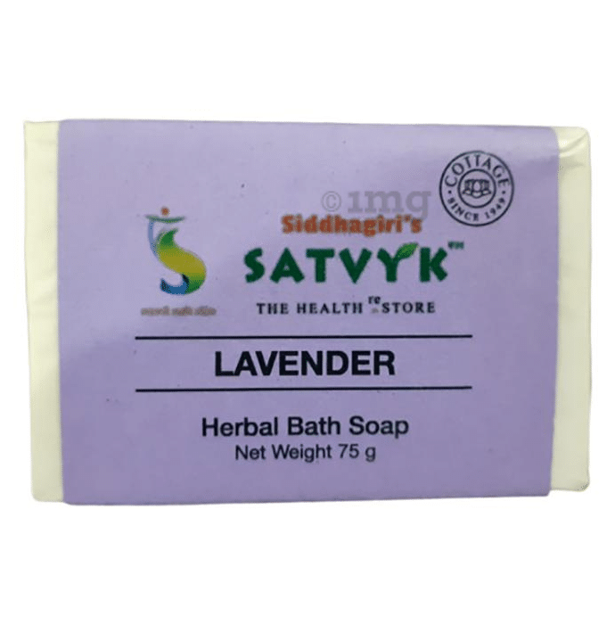 Satvyk Herbal Bath Soap Lavender
