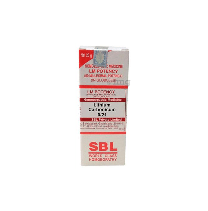 SBL Lithium Carbonicum 0/21 LM