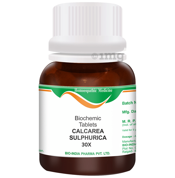 Bio India Calcarea Sulphurica Biochemic Tablet 30X