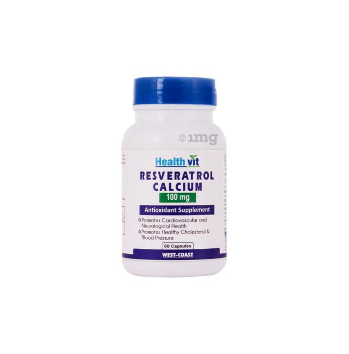 HealthVit  Resveratrol 100mg with Calcium Capsule