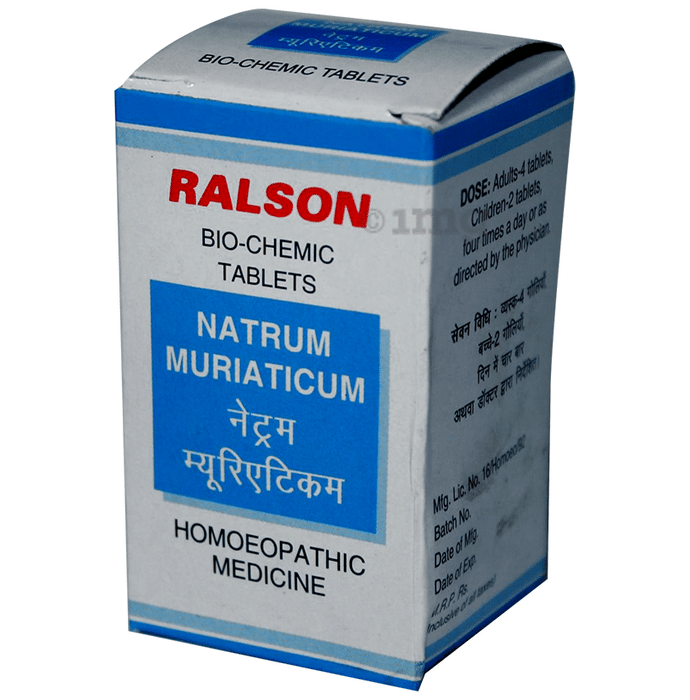 Ralson Remedies Natrum Muriaticum Biochemic Tablet 3X