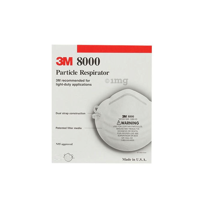 3M N95 8000 Particle Respirator Mask