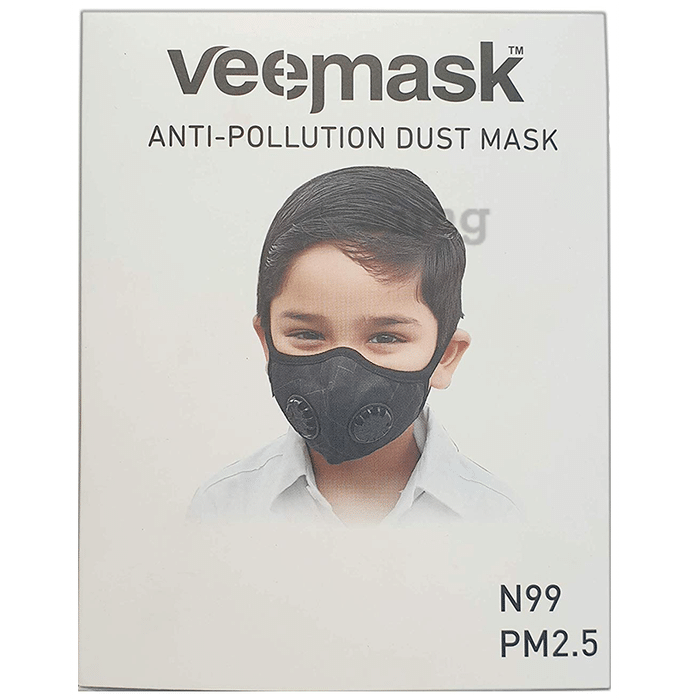 Veemask N99 Anti-Pollution Dust Face Mask with Two Valves Medium