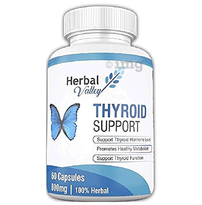 Herbal Valley Thyroid Support 800mg Capsule