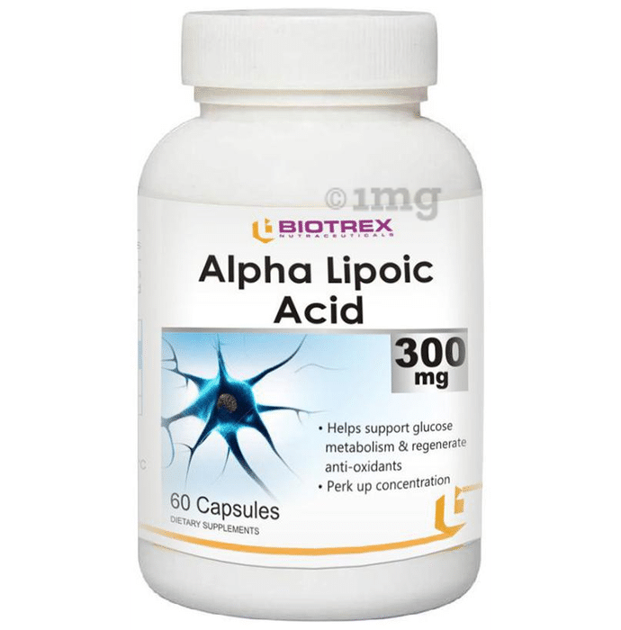 Biotrex Alpha Lipoic Acid 300mg Capsule