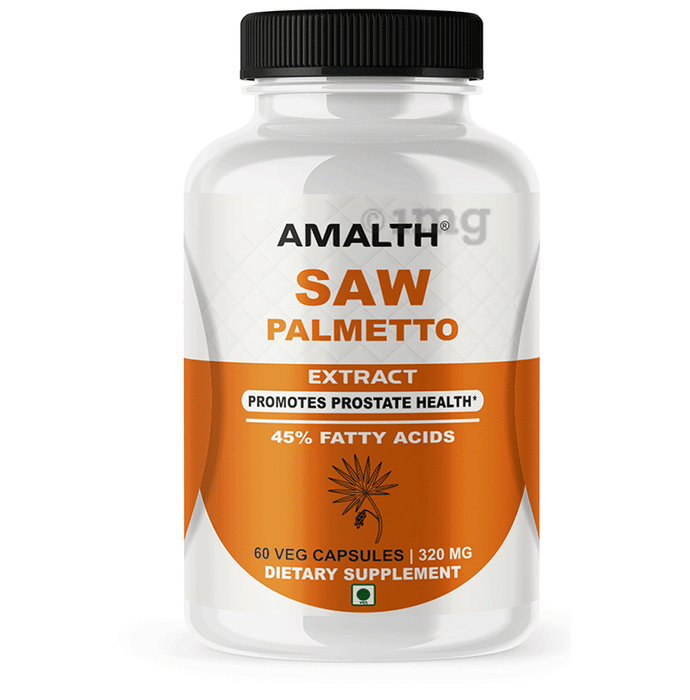 Amalth Saw Palmetto Extract Veg Capsules