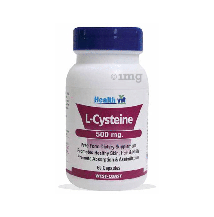 HealthVit L-Cysteine 500mg Capsule