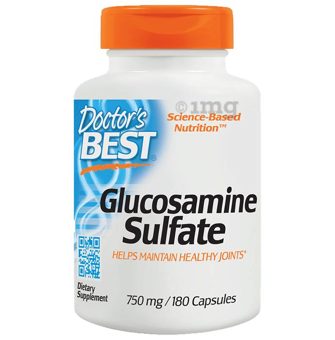 Doctor's Best Glucosamine Sulfate 750mg Capsule | For Healthy Joints