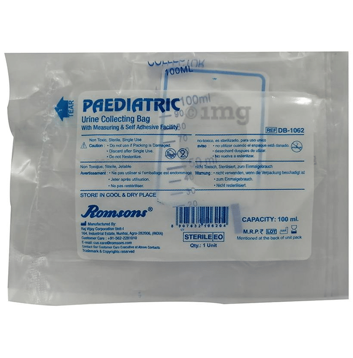 Romsons DB-1062 Paediatric Urine Collecting Bag