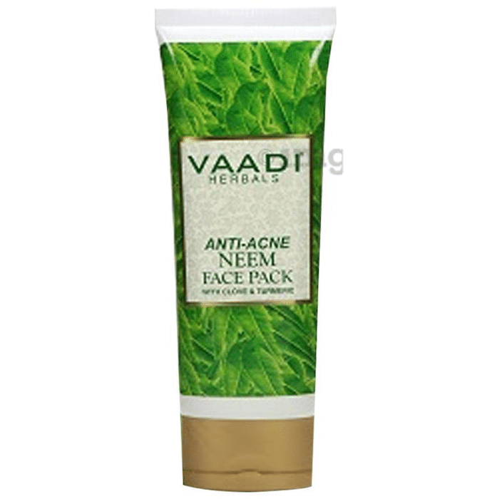 Vaadi Herbals Value Pack of Anti-Acne Neem Face Pack with Clove & Turmeric