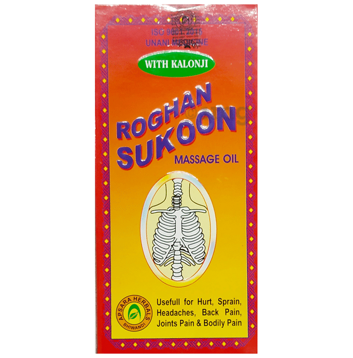 Apsara Roghan Sukoon Massage Oil | Helps Relieve Sprain, Headaches, Back Pain, Joint Pain & Body Pain