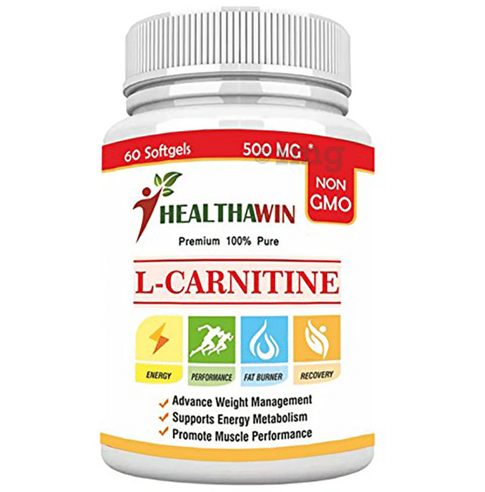 Healthawin L-Carnitine 500mg Softgels