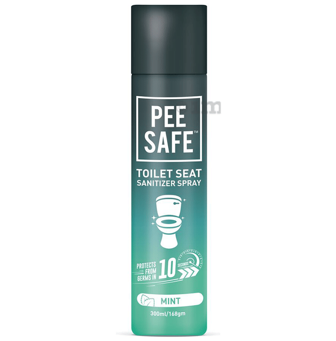 Pee Safe Toilet Seat Sanitizer Spray Mint Buy bottle of 300 ml Spray