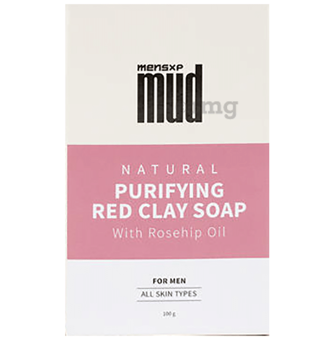 Mensxp Mud Natural Soap for Men (100gm Each) Purifying Red Clay