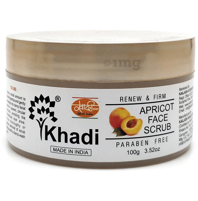 Khadi India Apricot Face Scrub