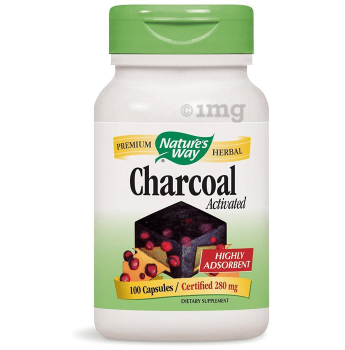 Nature's Way Charcoal Activated 280mg Capsule