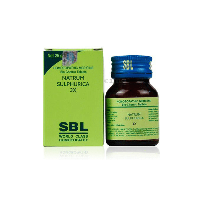 SBL Natrum Sulphurica Biochemic Tablet 3X