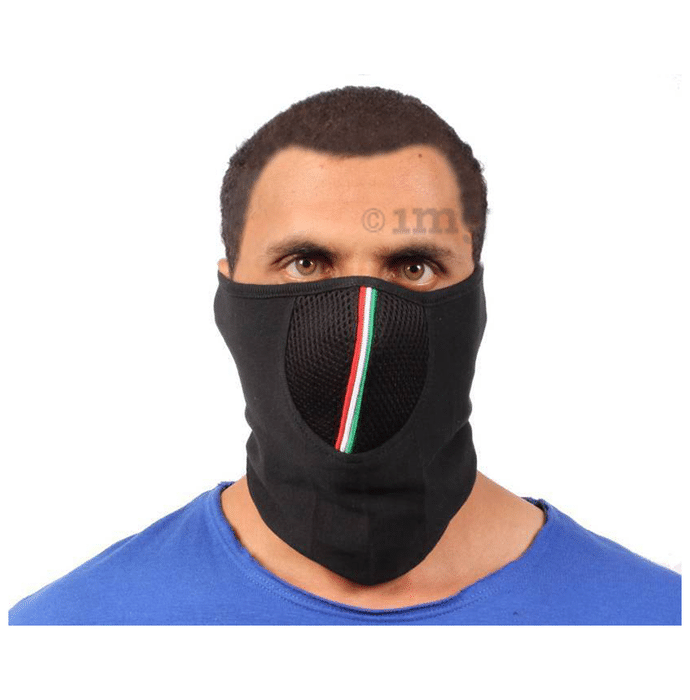 Alamdar Half Face Mask Black