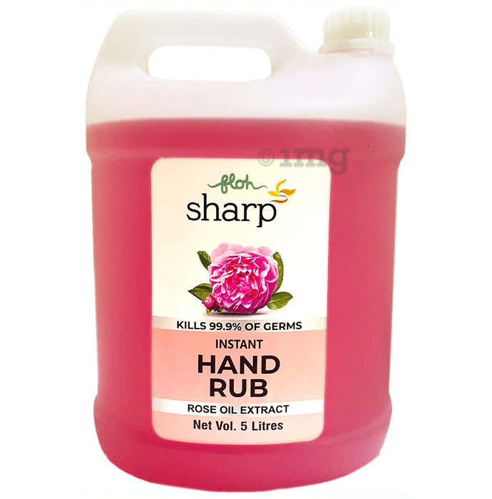 FLOH Rose Oil Extract Sharp Instant Hand Rub Sanitizer