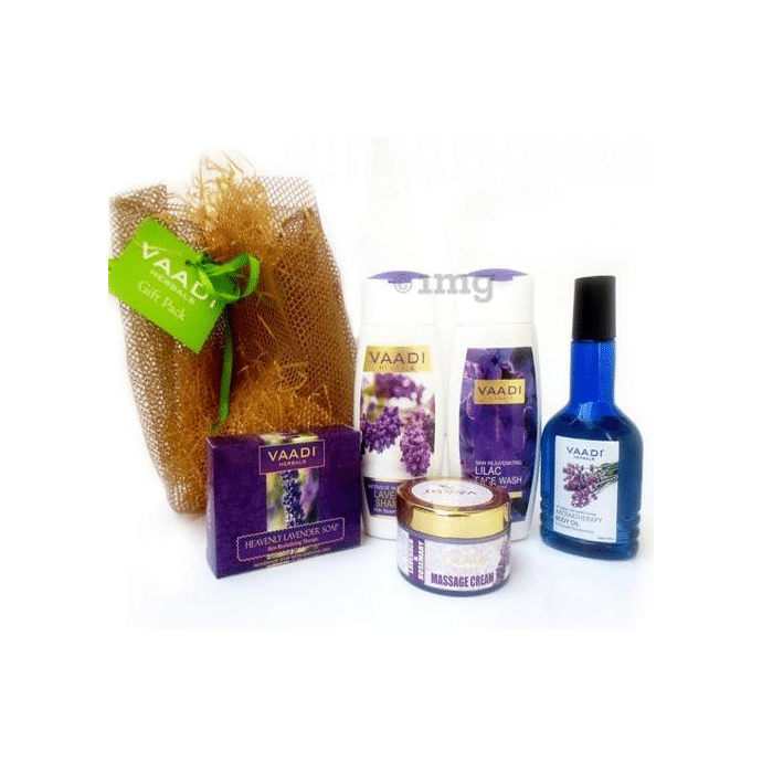 Vaadi Herbals Lavender-Lilac Skin Care Gift Pack