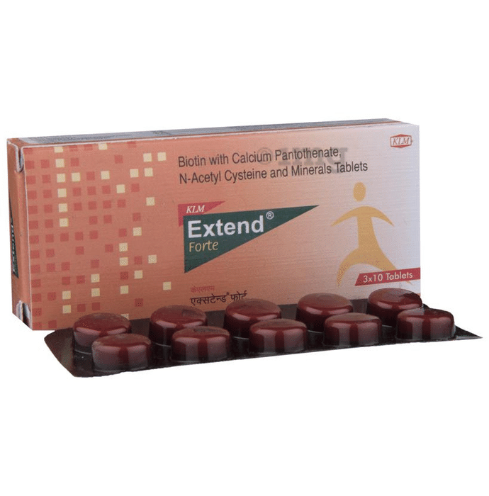Extend Forte Tablet: Buy strip of 10 tablets at best price in India | 1mg