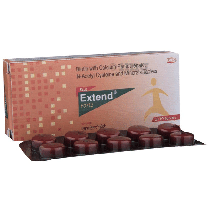 KLM Extend Forte Tablet 10 Tabs  Cureka  Online Health Care Products  Shop