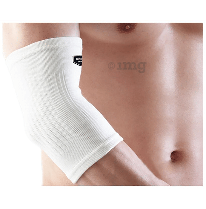 Dr MED Elbow Sleeve Elbossed Type DR-E014 Large White
