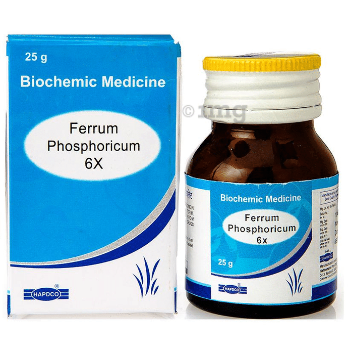 Hapdco Ferrum Phosphoricum Biochemic Tablet 6X