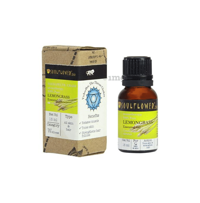 Soulflower Lemongrass Essential Oil